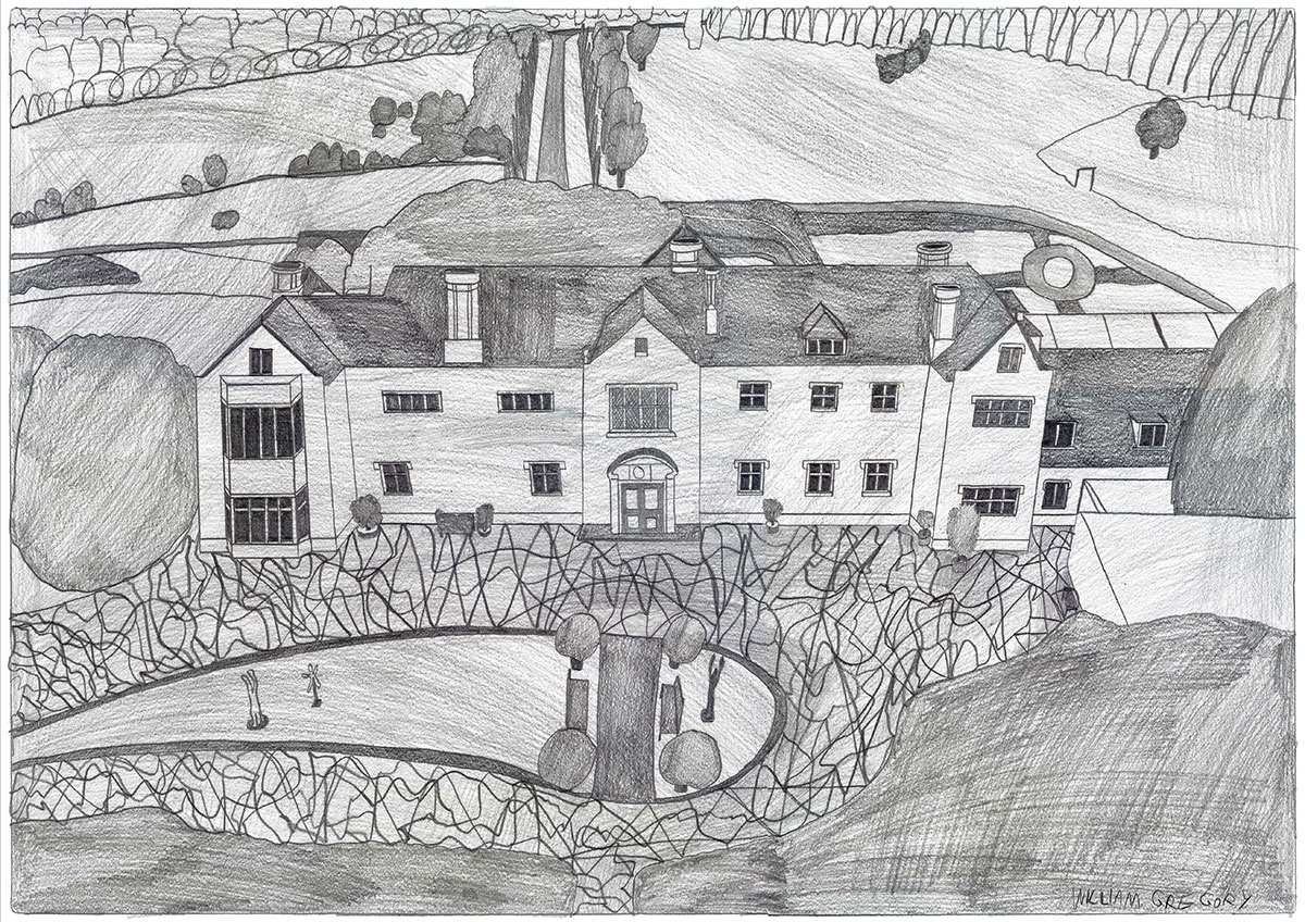 Drawing of Carrick Hill estate