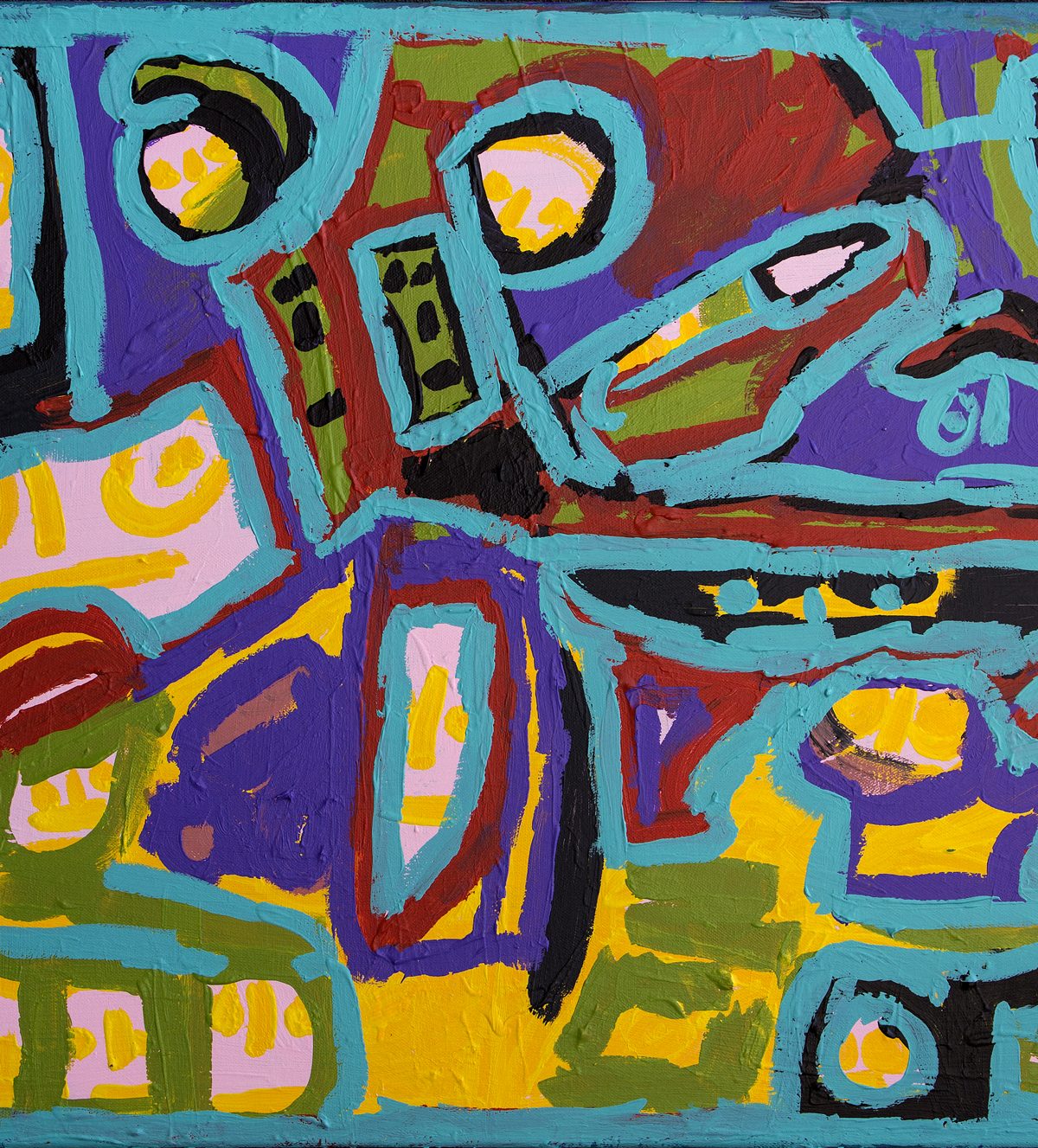 Abstract work by Lewis Constantine.