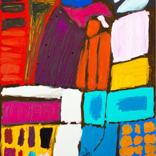Bright abstract artwork.