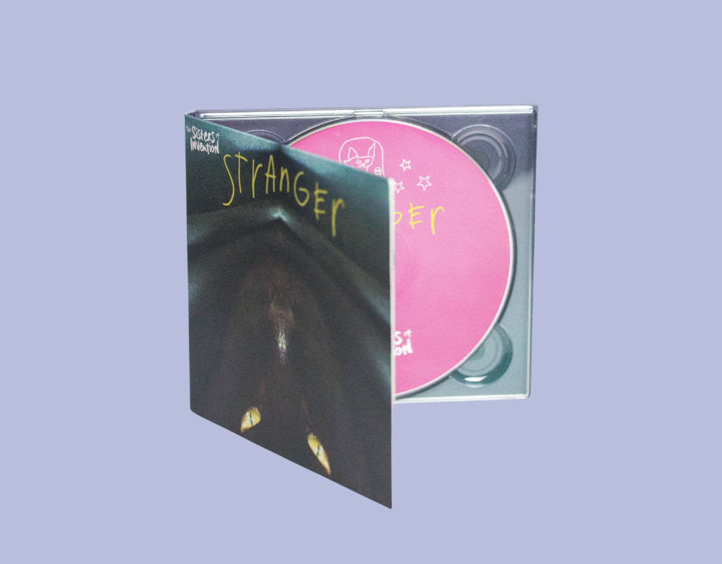 The Sisters of Invention Stranger CD - open CD case