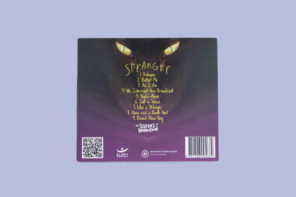 The Sisters of Invention Stranger CD - back cover