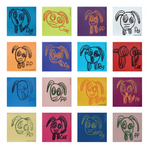 A pop-art inspired, brightly coloured illustration