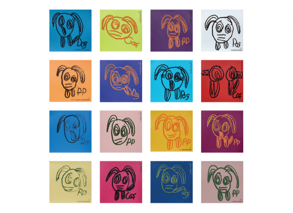 A pop-art inspired, brightly coloured illustration