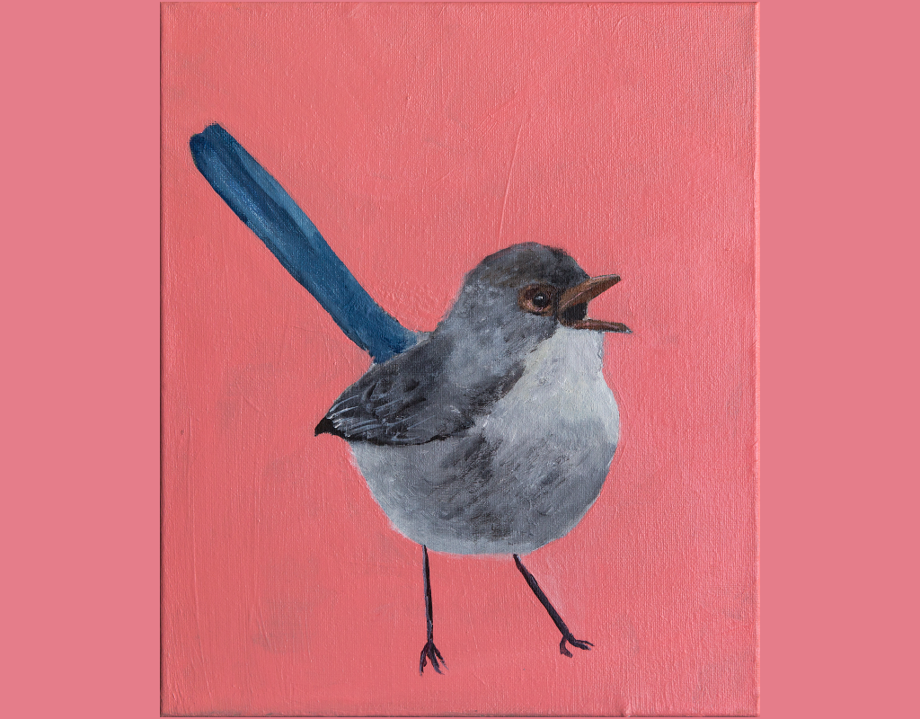 Photo-realistic painting of a Bird by Nathan Smith