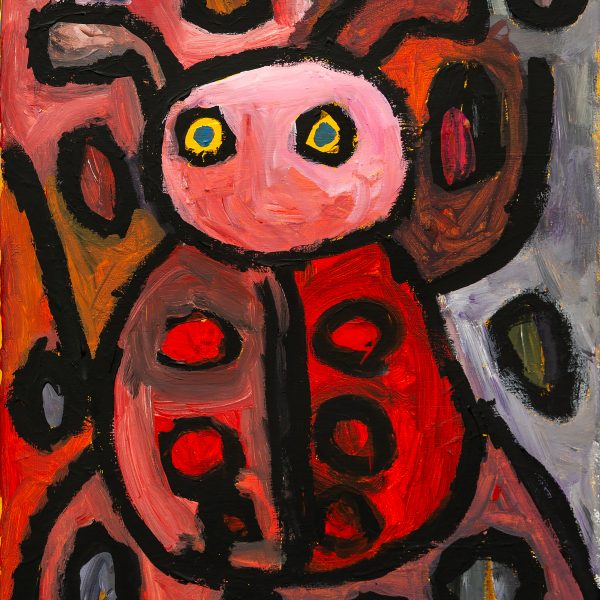 Jeffrey Brown, Lady Bird, 2024, Acrylic on canvas, 30 x 40cm