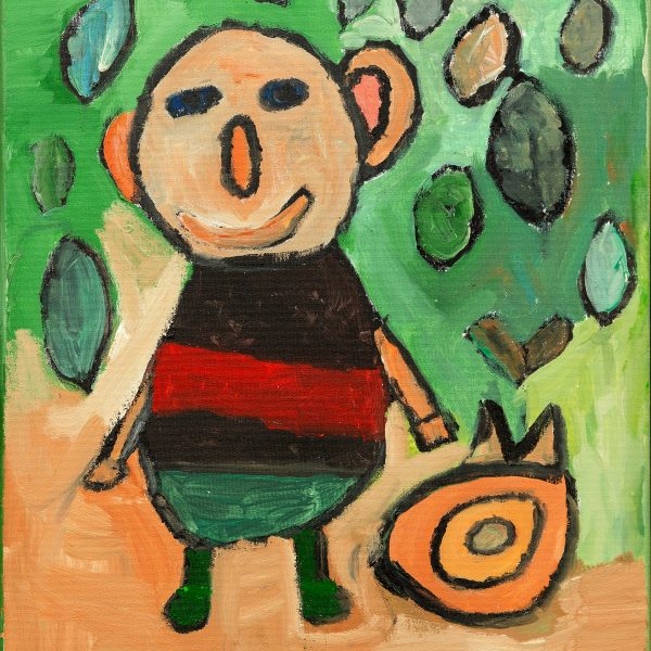 Jeffrey Brown, Tom, 2025, Acrylic on canvas, 40.5 x 51cm