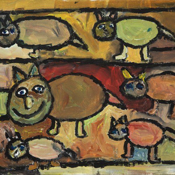 Jeffrey Brown, Untitled, 2025, Acrylic on canvas, 40 x 30cm