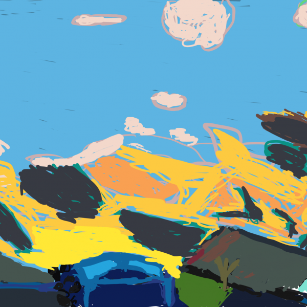 Jacko Hooper, The Colourful True Landscape, digital drawing