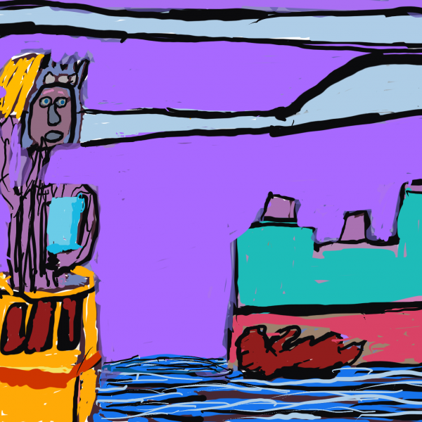 Jacko Hooper, The New York Island and City Landscaper, 2026, digital drawing