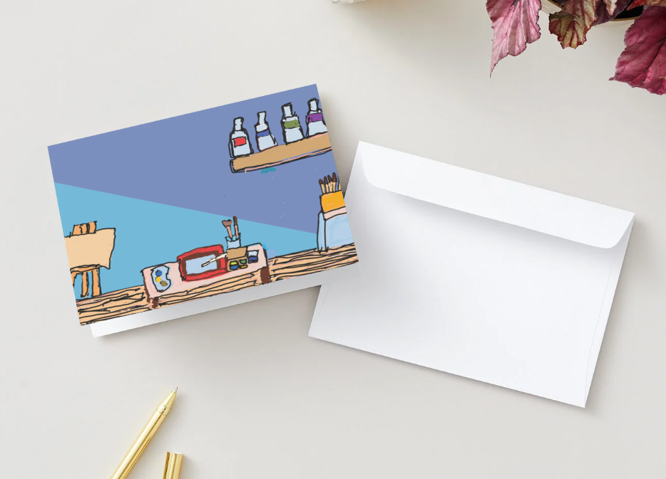 photo of Jacko's work on our donation gift card