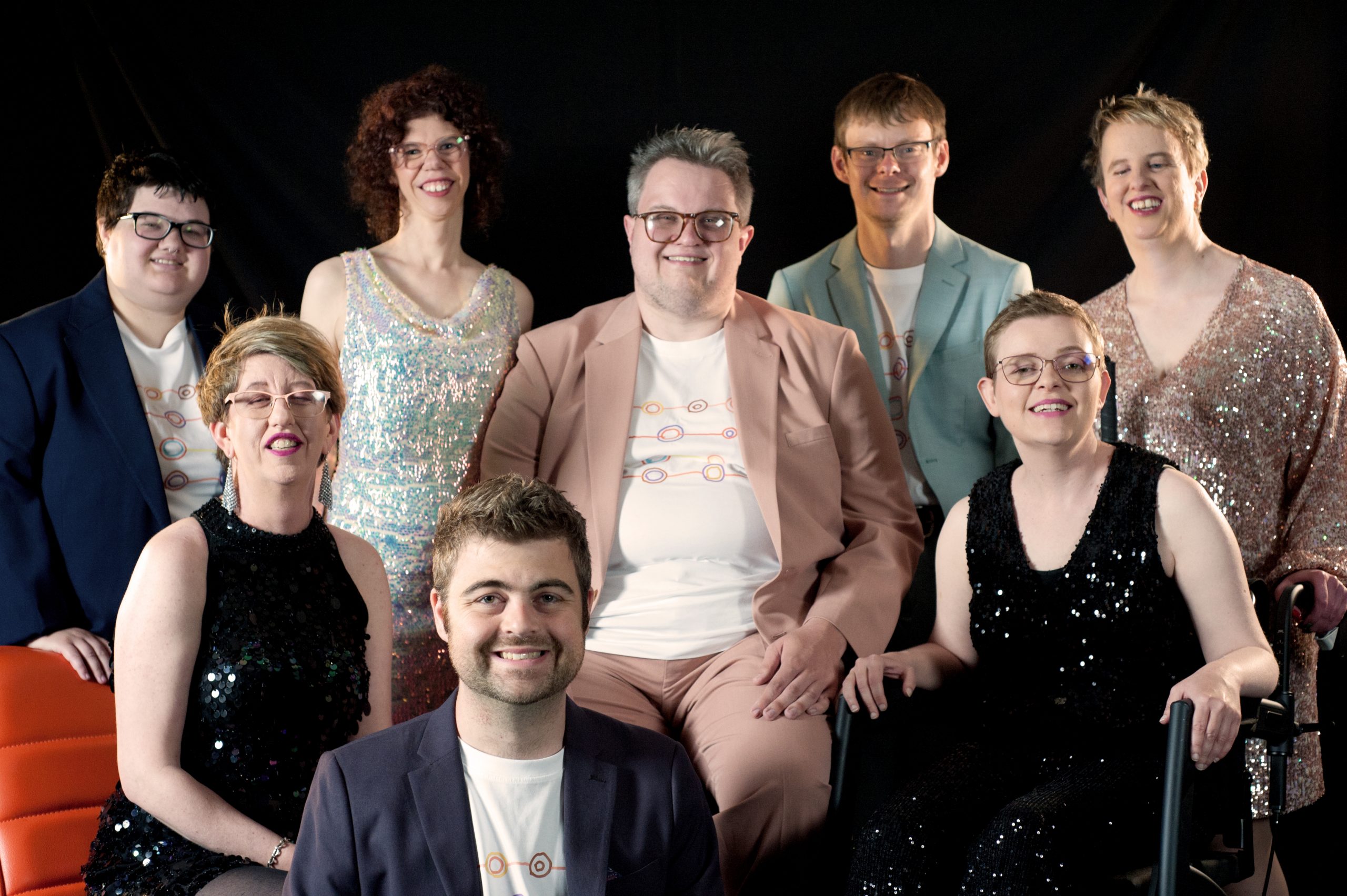 A professional photo of TGIF members 